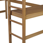 Letto a soppalco singolo con scrivania