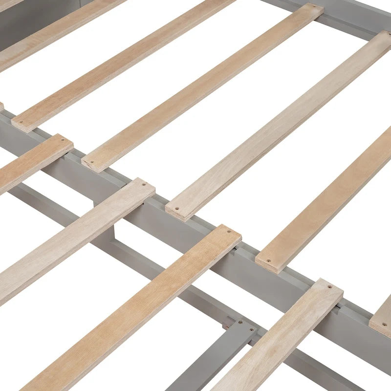 Divano letto con letto estraibile e cassetti contenitore