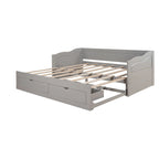 Divano letto con letto estraibile e cassetti contenitore