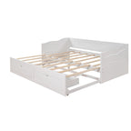 Divano letto con letto estraibile e cassetti contenitore