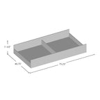 Letto a pannello Glam singolo/matrimoniale con letto estraibile e testiera a LED, similpelle, nessuna molla