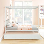 Letto matrimoniale con letto estraibile singolo