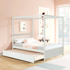 Full bed with twin trundle