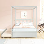 Letto matrimoniale con letto estraibile singolo