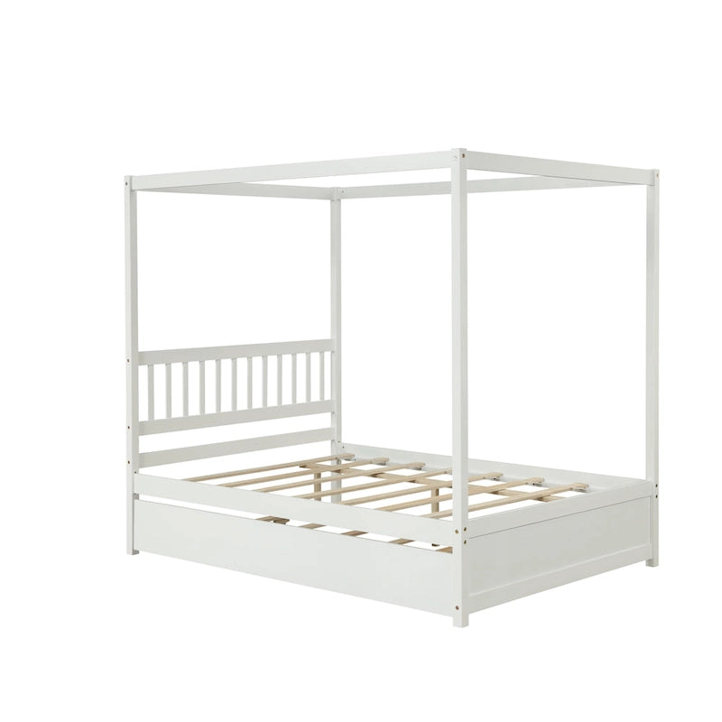 Letto matrimoniale con letto estraibile singolo