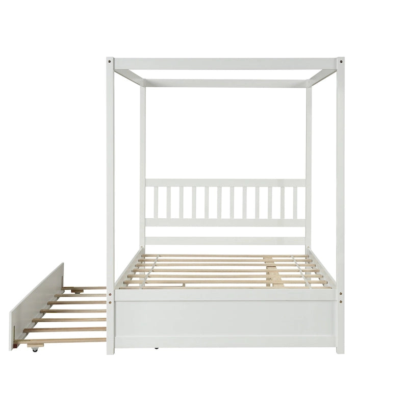 Letto matrimoniale con letto estraibile singolo