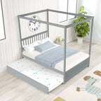 Letto matrimoniale con letto estraibile singolo