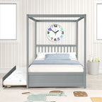 Letto matrimoniale con letto estraibile singolo