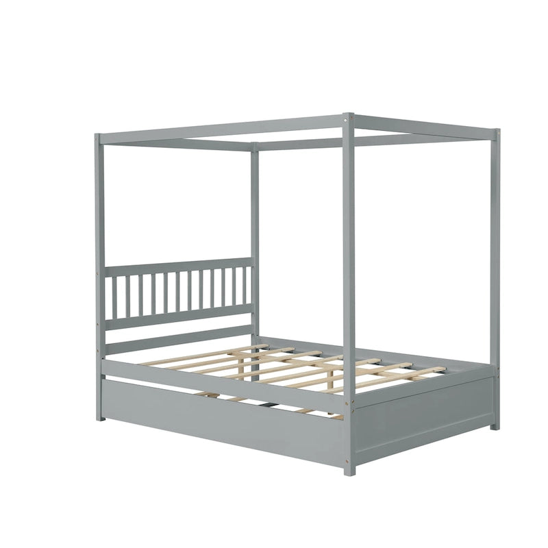 Letto matrimoniale con letto estraibile singolo