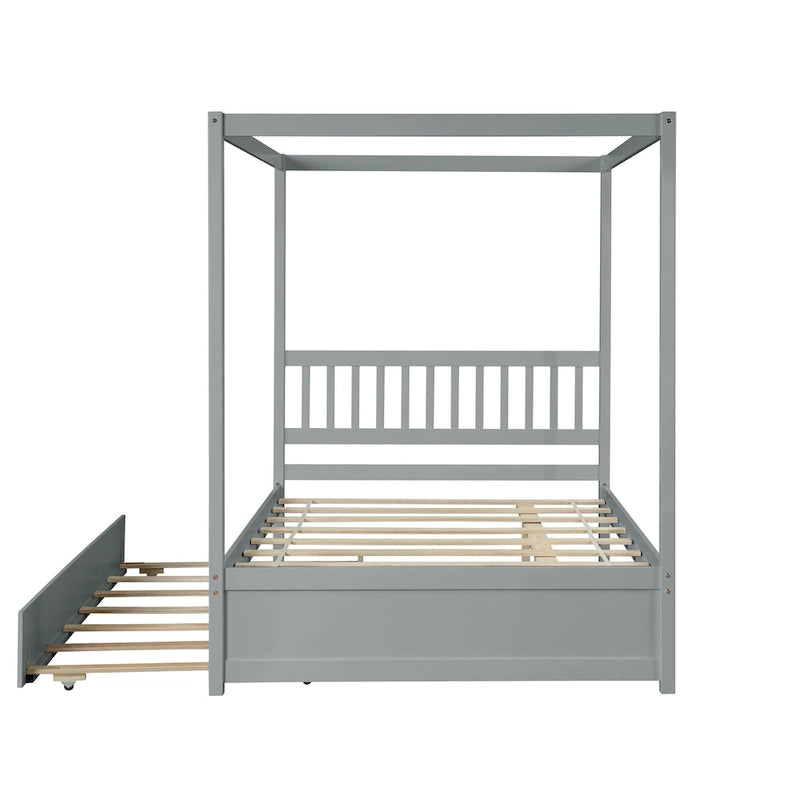 Letto matrimoniale con letto estraibile singolo