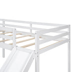 Letto a soppalco con scaletta e scivolo