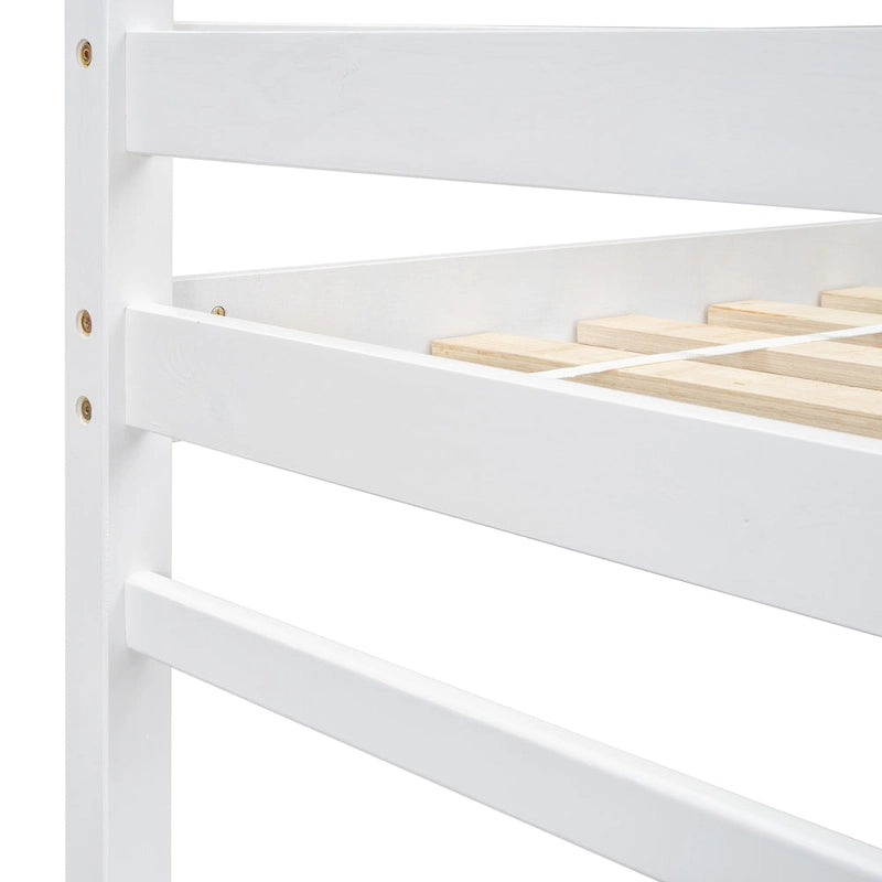 Letto a soppalco alto singolo