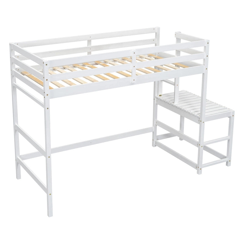 Letto a soppalco alto singolo