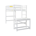 Letto a soppalco alto singolo