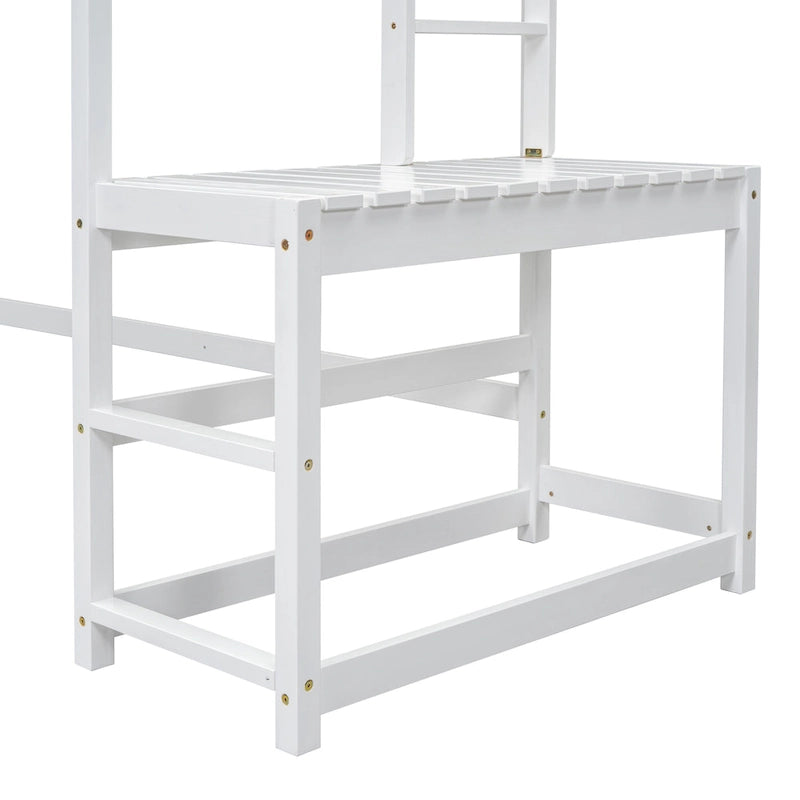 Letto a soppalco alto singolo
