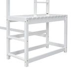 Letto a soppalco alto singolo