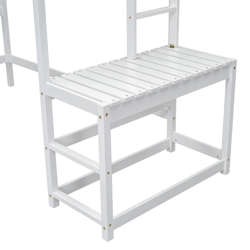 Letto a soppalco alto singolo