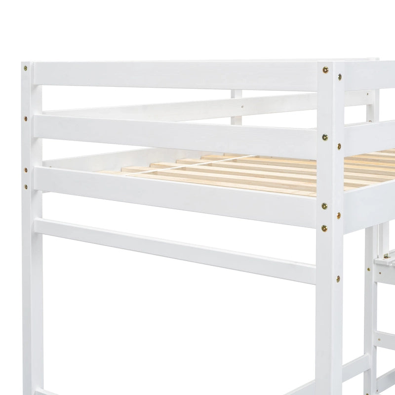 Letto a soppalco alto singolo