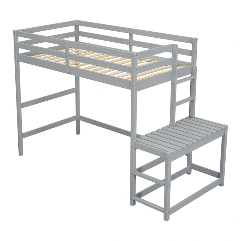 Letto a soppalco alto singolo