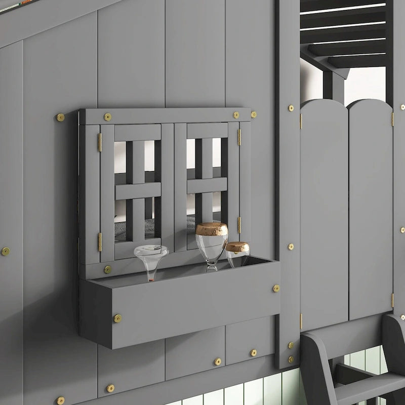 vinci il letto a castello Twin House con tetto