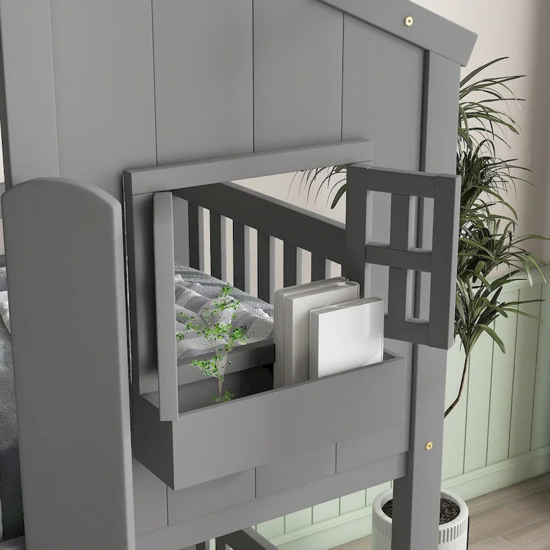 vinci il letto a castello Twin House con tetto