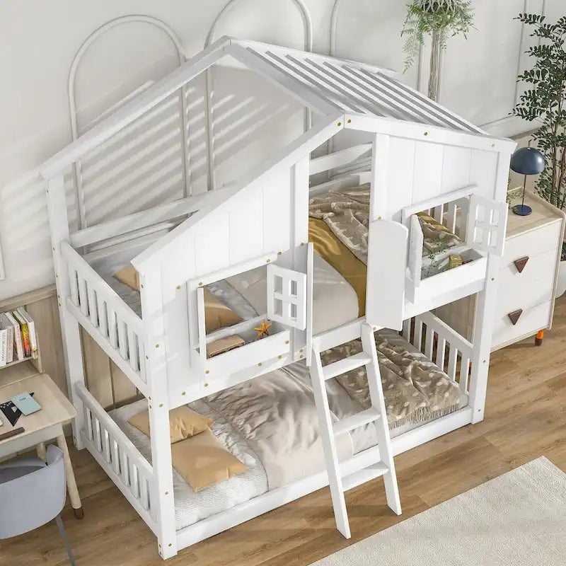 vinci il letto a castello Twin House con tetto