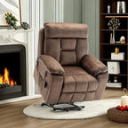 Fauteuil inclinable électrique releveur de massage chauffant